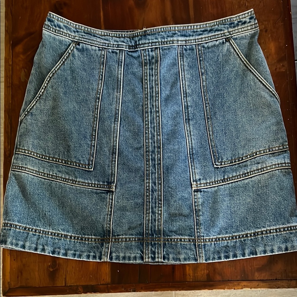 CAbi Denim Skirt Size 8